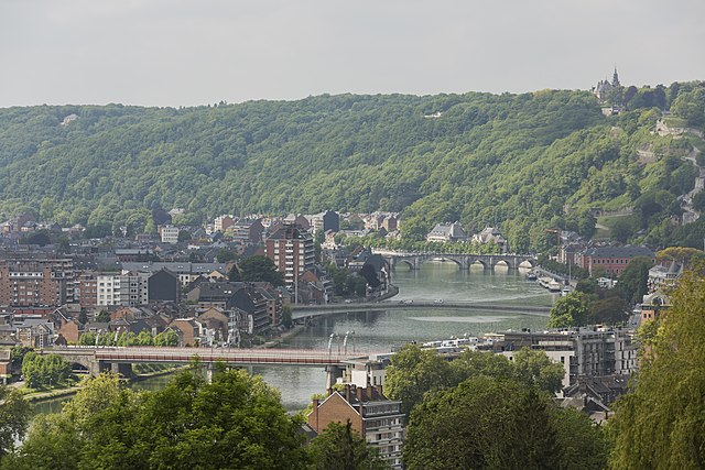 La Meuse et les ponts de Namur